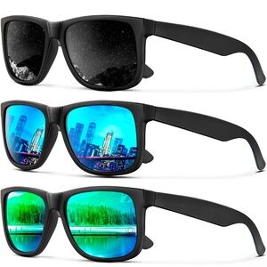 3 pack polorizied sunglasses